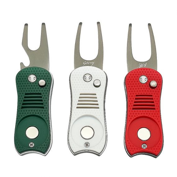 lightweight abs switchblade divot tool enamel ball marker